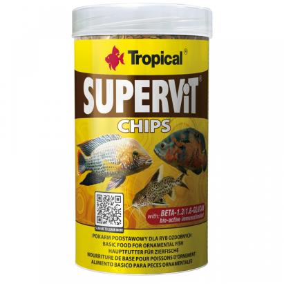 SUPERVIT Chips, Tropical Fish, 1000ml 520 g AnimaPet MegaFood