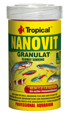 MIKRO-VIT NANOVIT granulat Tropical Fish, 10g AnimaPet MegaFood