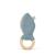 Jucarie dentitie din bumbac cu inel din lemn, albastru, Grunspecht 571-V3 Children SafetyCare