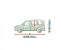 Prelata auto, husa exterioara Mobile Garage M LAV Van, lungime 400-423 cm AutoDrive ProParts
