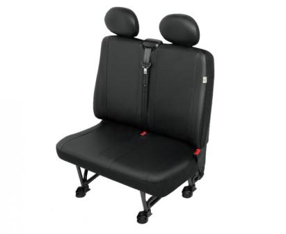 Husa bancheta cu doua locuri Practical DV2 Trafic imitatie piele neagra, pentru Nissan Primastar I, Opel Vivaro, Renault Trafic 2 AutoDrive ProParts