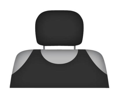 Set 2 buc huse tetiera culoare neagra model universal compatibil la 99% din autoturisme AutoDrive ProParts