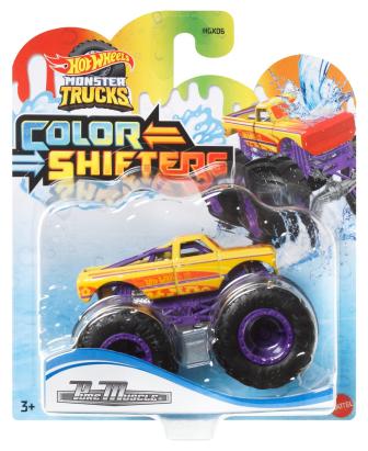 HOT WHEELS MONSTER TRUCK CAMION PURE MUSCLE CU CULORI SCHIMBATOARE SCARA 1:64 SuperHeroes ToysZone