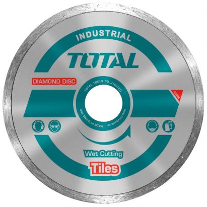 TOTAL - DISC DIAMANTAT CONTINUU - CERAMICA - UMED- 180MM (INDUSTRIAL) PowerTool TopQuality