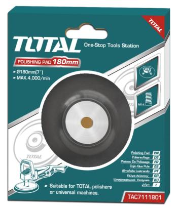 TOTAL - DISC DE LUSTRUIT CU FLANSA - 180MM PowerTool TopQuality