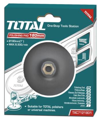 TOTAL - DISC DE LUSTRUIT CU FLANSA - 180MM PowerTool TopQuality