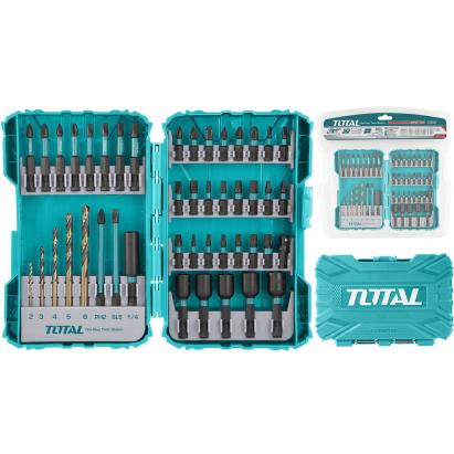 TOTAL - SET 45 BITI DE IMPACT PENTRU SURUBELNITA PowerTool TopQuality