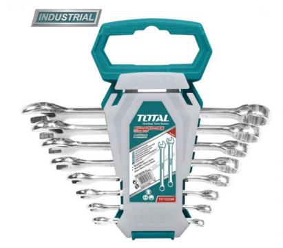 TOTAL - SET DE 8 CHEI COMBINATE - 6-19MM (INDUSTRIAL) PowerTool TopQuality