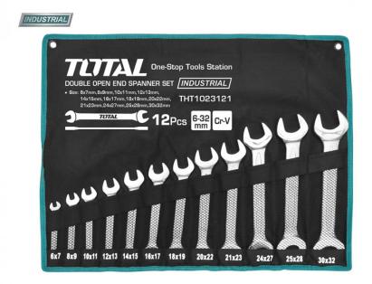TOTAL - SET 12 CHEI FIXE - 6-32MM (INDUSTRIAL) PowerTool TopQuality