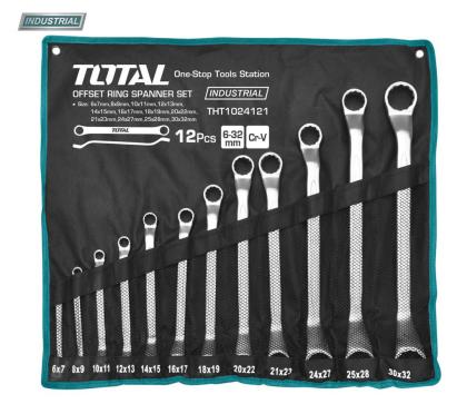 TOTAL - SET 12 CHEI INELARE CU COT - 6-32MM  (INDUSTRIAL) PowerTool TopQuality