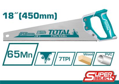 TOTAL - FIERASTRAU PENTRU LEMN - 450MM / 18" PowerTool TopQuality