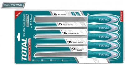 TOTAL - SET 5 PILE  8'' - 200MM - OTEL T12 PowerTool TopQuality