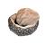 Culcus moale cu perna, pentru caine/pisica, culoare maro-raiat, impermeabil, baza antiderapanta, 50 cm FAVLine Selection