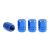 Set capacele auto pentru ventil hexagon albastru 4 buc FAVLine Selection