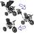 Tricicleta si Carucior pentru copii Premium TRIKE FIX V3 culoare Gri FAVLine Selection