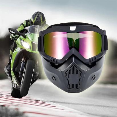 Masca de Protectie cu Ochelari Detasabili, cu destinatie Moto, ATV, SSV, QUAD FAVLine Selection
