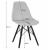 Set 4 scaune stil scandinav, Artool, Osaka, PP, lemn, verde si negru, 46x54x81 cm GartenVIP DiyLine