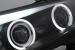 Faruri LED Angel Eyes BMW Seria 5  E60 E61 (2003-2007) LCI Design Negru Performance AutoTuning