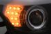 Faruri LED Angel Eyes BMW Seria 5  E60 E61 (2003-2007) LCI Design Negru Performance AutoTuning