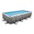 Piscina structura metalica, dreptunghiulara, cu filtru, pompa, scara, dozator, gri, 488x244x122 cm, Bestway Power Steel GartenVIP DiyLine