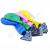 Baloane cu led, culori luminoase variate, diametru 40 cm culoare turquoise MultiMark GlobalProd