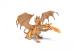 PAPO FIGURINA DRAGON CU DOUA CAPETE AURIU SuperHeroes ToysZone