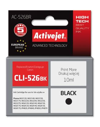 Cartus compatibil cli-526bk black pentru canon, 10 ml, premium activejet, garantie 5 ani MultiMark GlobalProd