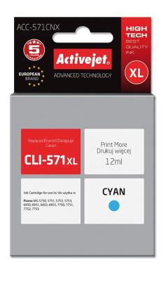 Cartus compatibil canon cli-571 cyan xl, de capacitate mare MultiMark GlobalProd