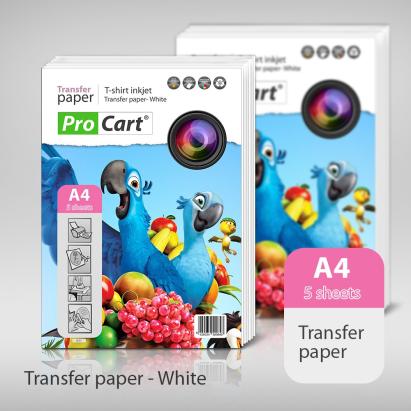 Hartie transfer termic a4 pentru tricouri albe MultiMark GlobalProd