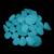Pietricele fosforescente glow in the dark decorative, translucide care lumineaza turcoaz cantitate 100 g MultiMark GlobalProd