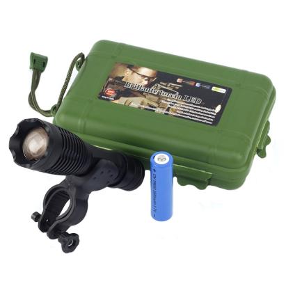 Lanterna tactica led cree 10w, 4 moduri iluminare, zoom, raza 800 m, acumulator MultiMark GlobalProd