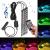 Lumina led rgb interior auto, senzor sunet, 4 benzi autoadezive, 12 v, telecomanda ir MultiMark GlobalProd