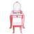 Set masa de toaleta pentru fetite, 92x34x49 cm, scaun si oglinda, accesorii par si machiaj, lemn roz MultiMark GlobalProd