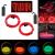 Kit fir luminos el wire pentru tuning roti bicicleta, lungime 4 m, invertoare incluse culoare rosu MultiMark GlobalProd