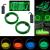 Kit fir luminos el wire pentru tuning roti bicicleta, lungime 4 m, invertoare incluse culoare verde MultiMark GlobalProd