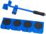 Set pentru ridicat si transportat mobila, 4 role, maneta maner antiaderent, max 150 kg MultiMark GlobalProd