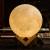 Lampa de veghe luna 3d 20 cm, 16 culori, telecomanda, suport lemn, reincarcabila usb MultiMark GlobalProd