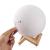 Lampa de veghe luna 3d 20 cm, 16 culori, telecomanda, suport lemn, reincarcabila usb MultiMark GlobalProd