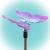 Decoratiune solara fluture led, ip44, suport fixare pamant MultiMark GlobalProd