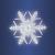 Fulg de zapada led, lumina alba,10 cm, decor fereastra craciun, home MultiMark GlobalProd