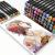 Set 168 markere cu varf dublu, multicolore, geanta de depozitare cu bretea pe umar MultiMark GlobalProd