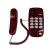 Telefon fix cu fir, montabil pe perete tastatura iluminata, redial, mute, flash culoare visiniu MultiMark GlobalProd