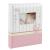 Album foto baby chart book, personalizabil, 300 fotografii, 10x15 cm, spatiu notite, pagini cartonate culoare roz MultiMark GlobalProd