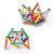 Set constructie magnetic 3d, 138 piese, joc educativ varsta 6+, procart MultiMark GlobalProd