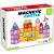 Set constructii magnetic, 130 piese, constructie 3d castel, masinuta, varsta 6+, procart MultiMark GlobalProd