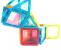 Set constructii magnetic cu 45 piese, multicolor, magnetic tiles, castel 3d MultiMark GlobalProd