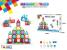 Set constructii magnetic cu 45 piese, multicolor, magnetic tiles, castel 3d MultiMark GlobalProd