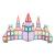 Set magnetic pentru constructii, 66 piese multicolor, plastic transparent, margini magnet MultiMark GlobalProd