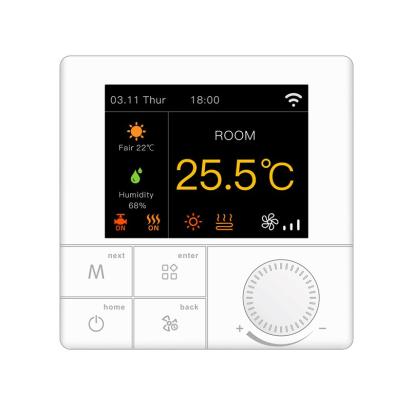 Termostat digital wifi, programabil, ecran lcd, control vocal, smartphone android, ios, alb MultiMark GlobalProd