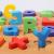 Puzzle educativ din lemn, literele alfabetului, 26 piese multicolore, litera 3x3,5 cm MultiMark GlobalProd